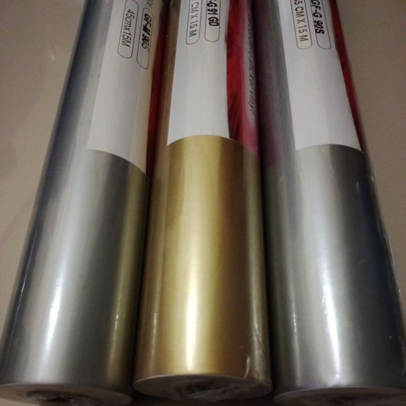 stiket scotlet silver dan gold isi 15meter