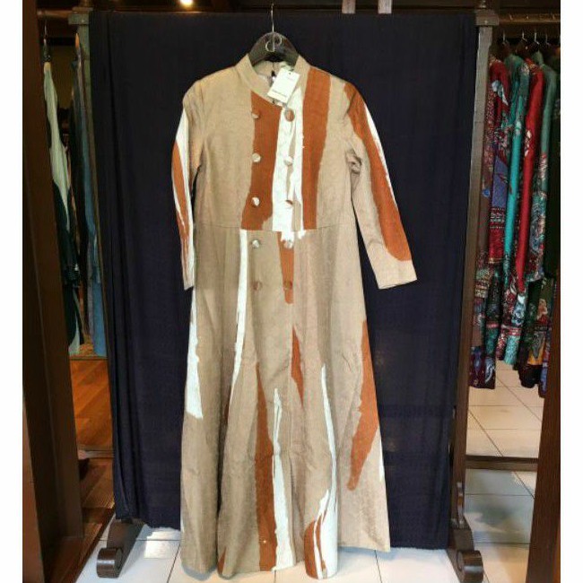 Abaya Viscos by Dian Pelangi TERBARU Busana Pesta Muslim Batik Tiedye Wanità Cantik Anggun Casual