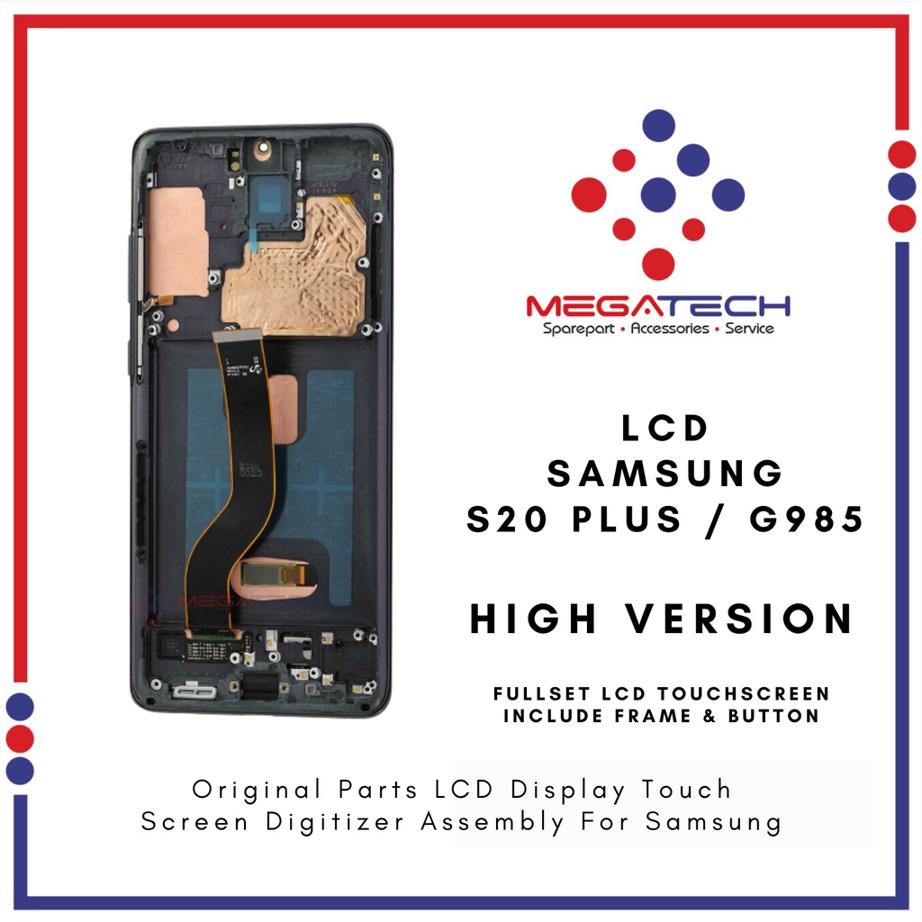 LCD Samsung S20 Plus / G985 Include Frame Fullset Touchscreen - ORI