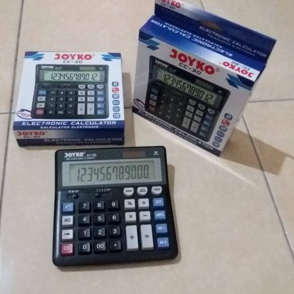 

Terbaru! Kalkulator Joyko CC-30 12 Digit / Calculator 12 Digit Joyko CC-30 !!