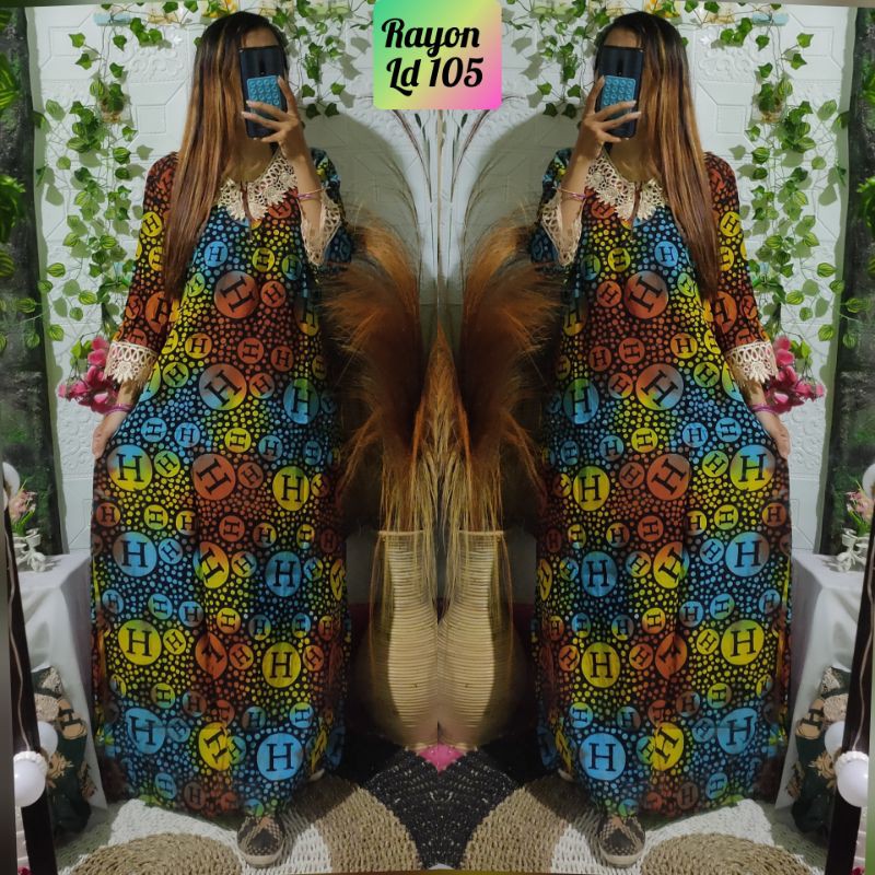 Gamis Arab Hermes Rainbow