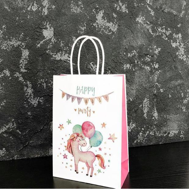 

PAPER BAG KERTAS TAS TENTENG KERTAS UNICORN 21.5X10X28CM 819-294