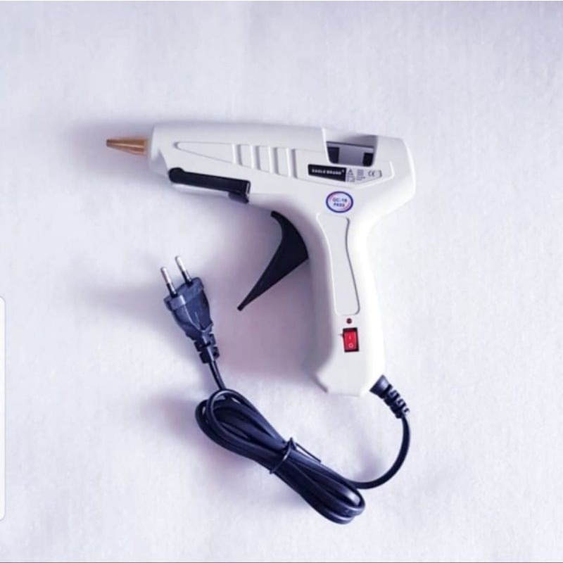 GLUE GUN ALAT TEMBAK LEM LILIN BESAR + 3 STICK LEM