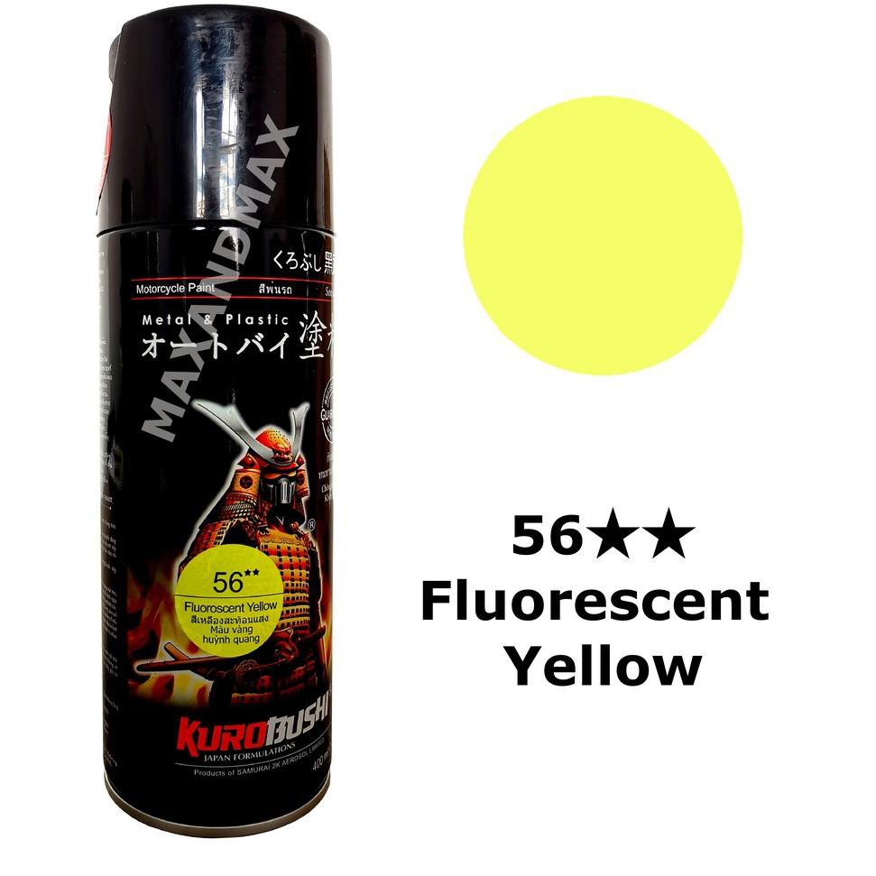 

[KODE Z3] Samurai Paint Fluorescent Yellow 56 Kuning Stabilo 400 ml - Cat Semprot