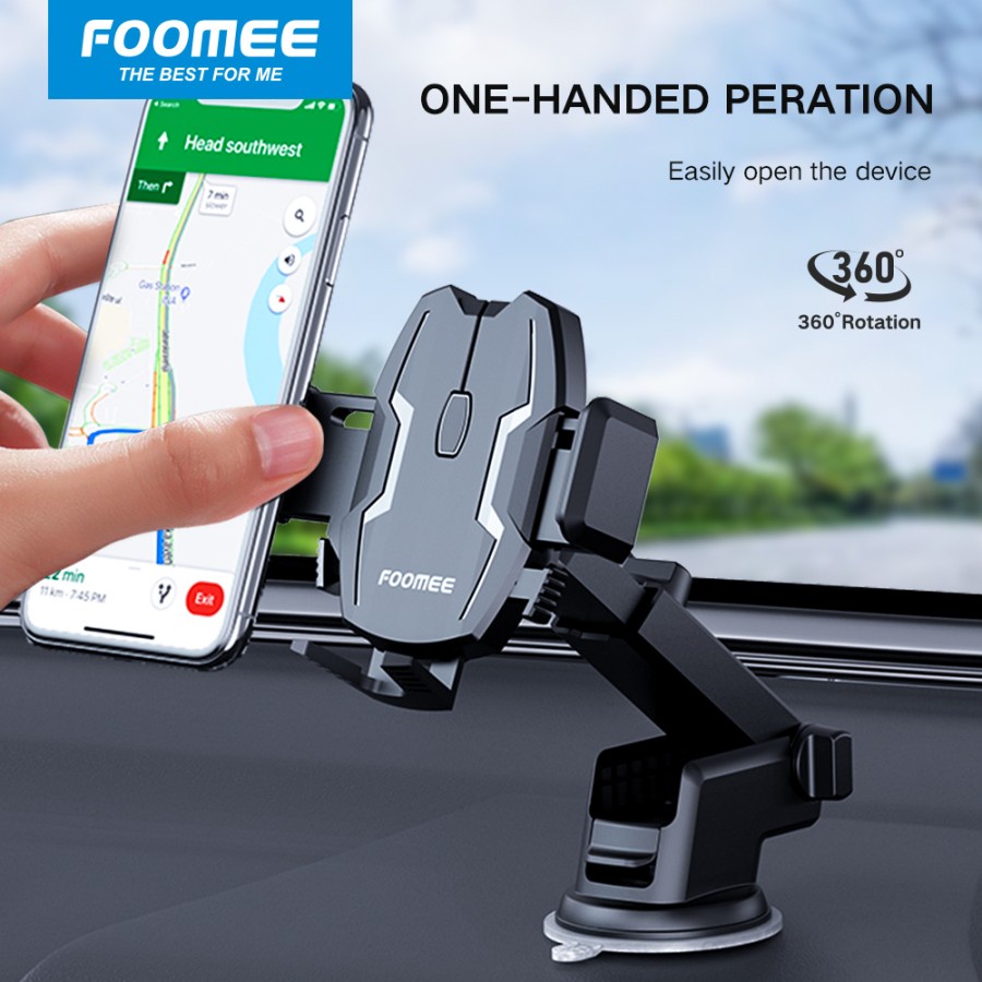 Car Holder Foomee YZ53 Car Holder HP Di Kaca 360 Rotation