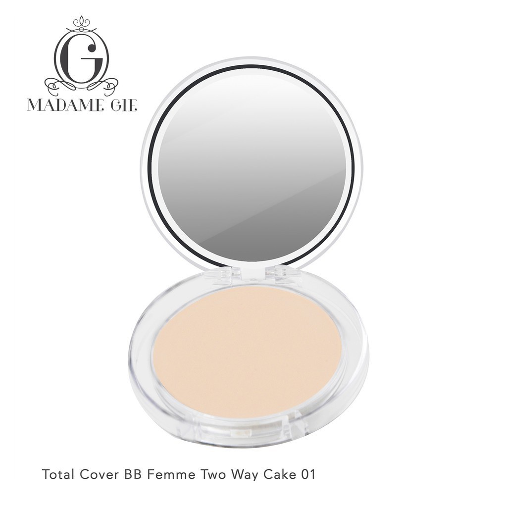 ⭐️ Beauty Expert ⭐️ Madame Gie Total Cover BB Two Way Cake - Bedak Padat