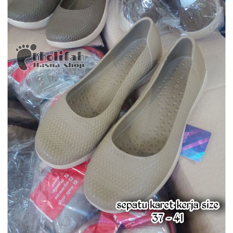 sepatu karet balet (yumeida ld 9098 l) sepatu karet kerja perempuan