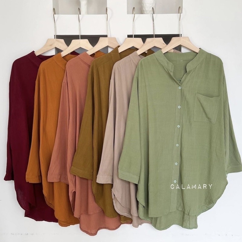 CLARETTA BASIC SHIRT COTTON