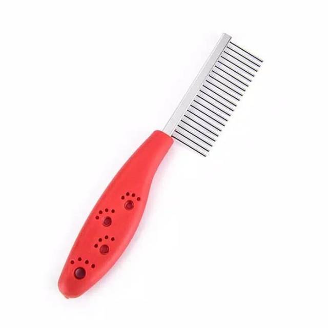 Pet Grooming &quot;STAINLESS 1 SISI&quot; Sisir Stainless Hewan