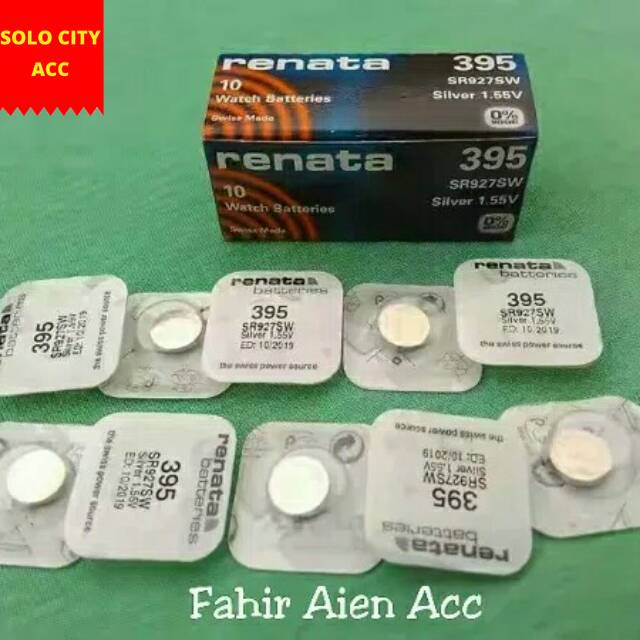 BATERAI BATREI RENATA 395 SR927SW SR 927 SW BATRE BATERE BATTERY JAM TANGAN
