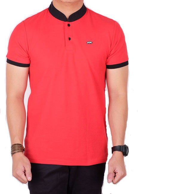 PROMO  Kaos pria lengan pendek / polo shirt pria pendek / kaos cowok kerah koko slimfit pendek /