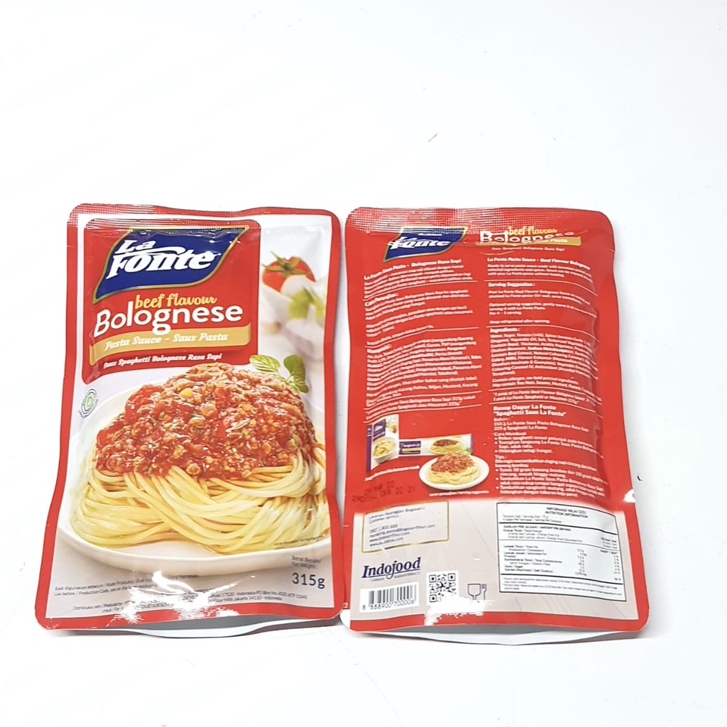 La Fonte Bumbu Saus Bolognese 315gram 315 gram Saus Bolognaise