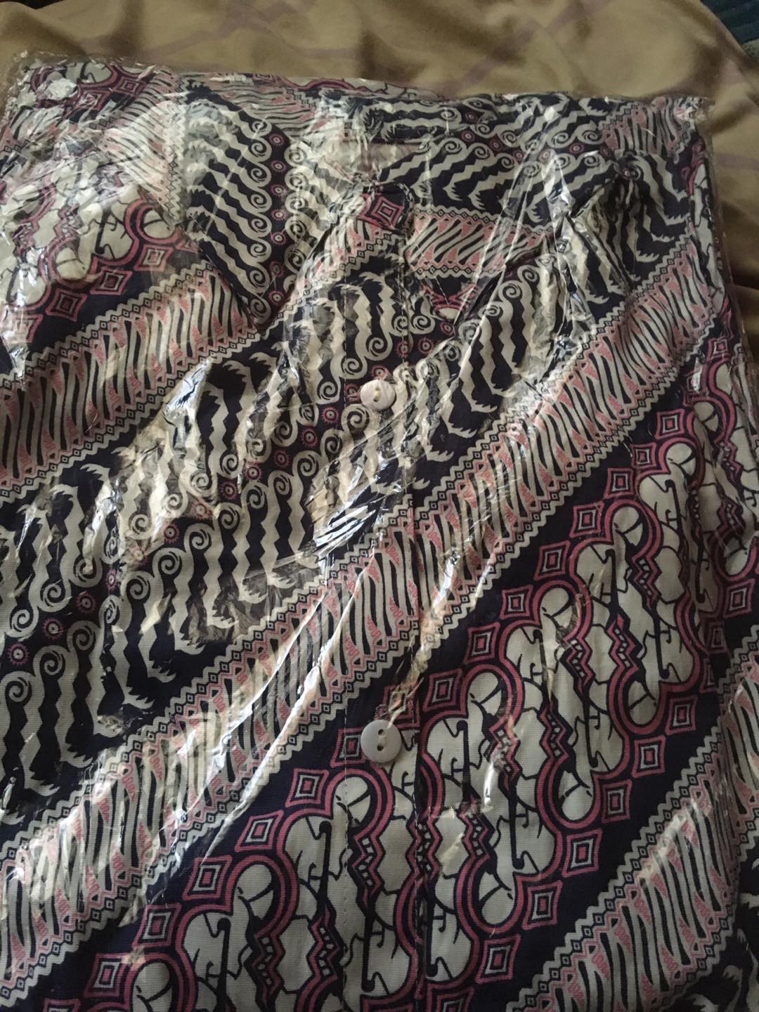 Tunik Batik Jumbo Wanita Ld 120-130 Fit 4xl (4 Pilihan Warna)