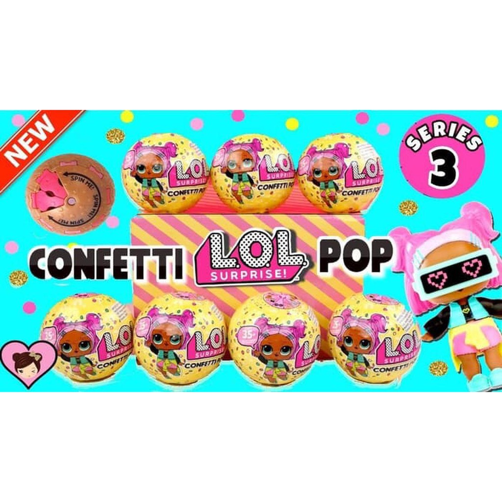 lol dolls confetti pop