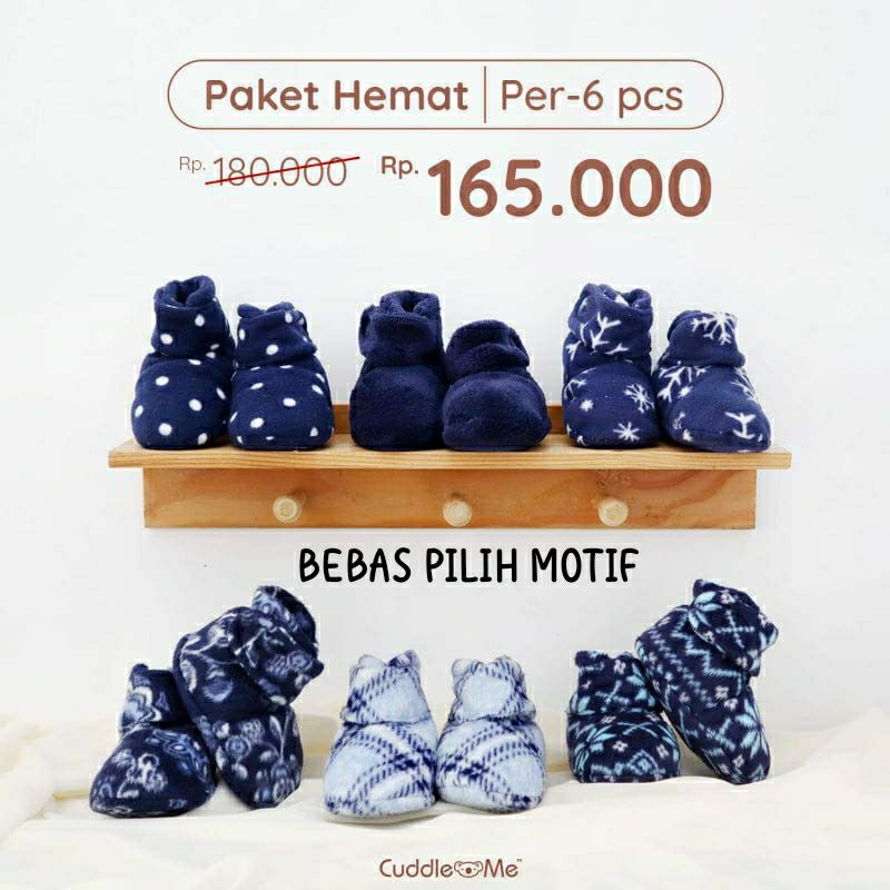 CUDDLEME FITTED BOOTIES sepatu boot bayi 0-7