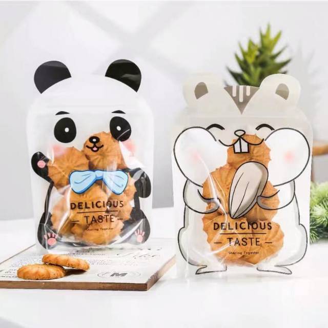 packaging lucu , ziplock bag edisi animal | ziplock bag kekinian