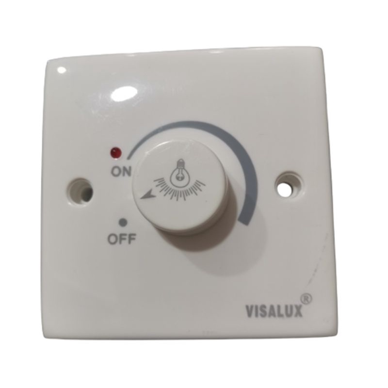 Saklar Dimmer Lampu Visalux E318D (1G 500W 250V)