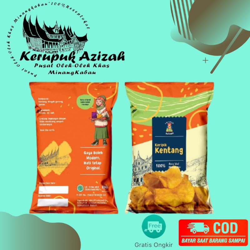 

KERUPUK AZIZAH / STIK KENTANG / KUE LEBARAN