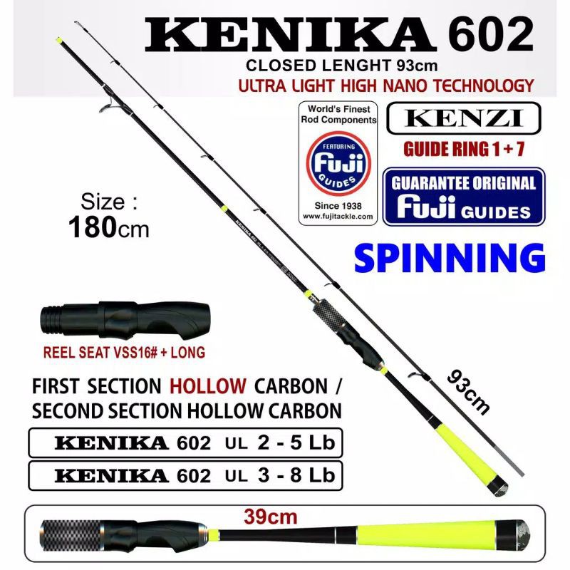 Joran Ultralight kenzi Kenika Ring fuji