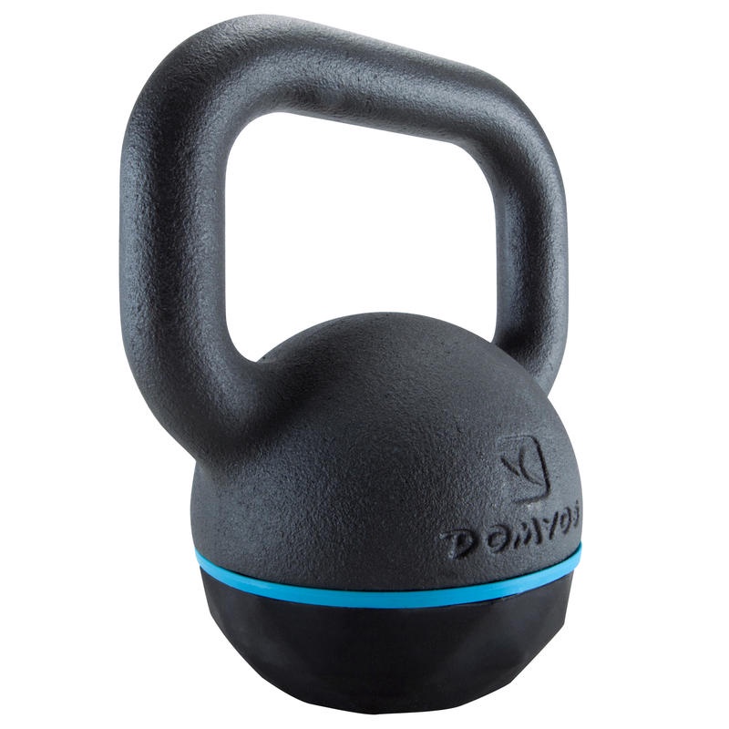 DOMYOS Kettlebell Alat Angkat Beban Pilates Gym Fitess Berat 8 kg
