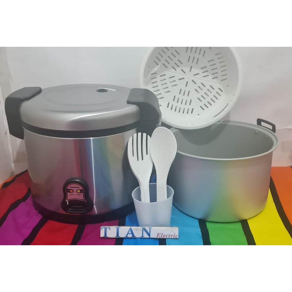 MASPION MMC-4015BS Magic Cooker / Penanak Nasi Jumbo 6 Liter