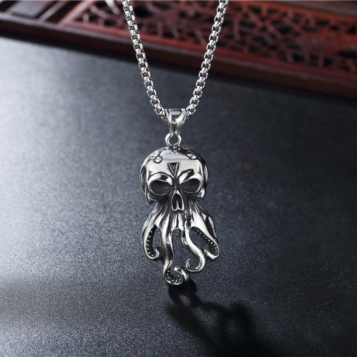 Kalung Rantai Liontin Hati hipster Bahan titanium steel Untuk Pria Dan Wanita