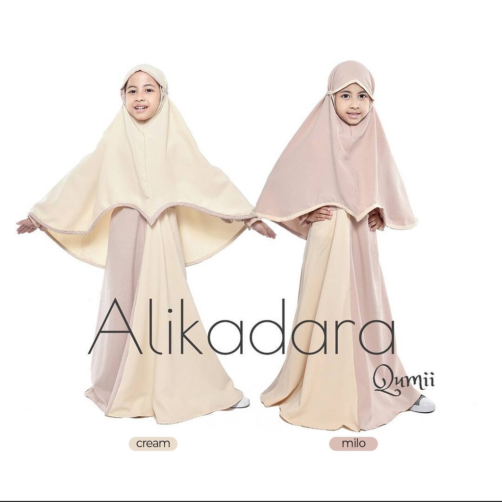 Syar'i Qumii by Alikadara / Baju muslim anak bahna Moshcreppe