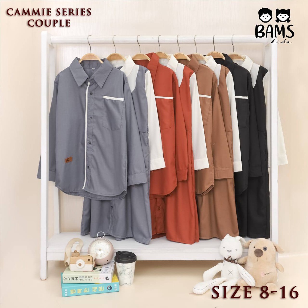 Kemeja dan dress anak Cammie Couple Bams Kids