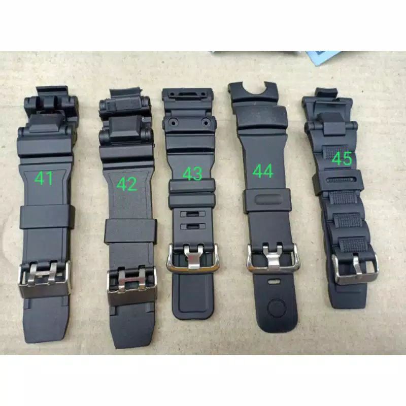 TALI JAM G SHOCK RUBBER JAM G SHOCK STRAP JAM G SHOCK 1-40 TALI JAM TANGAN G SHOCK