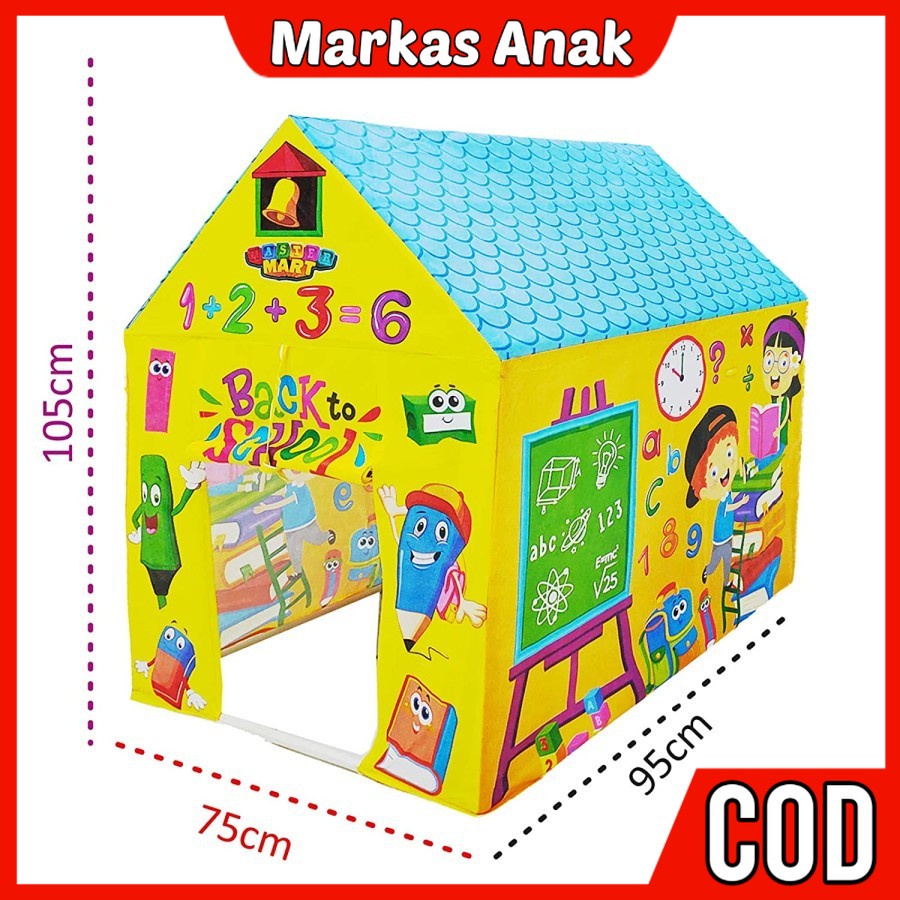 Mainan Anak Anak Umur 3 4 5 6 Tahun  Tenda kemah Rumah Rumahaninan Anak Praktis Terbaru
