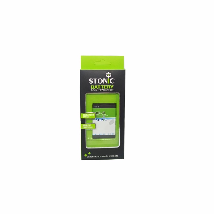 Battery Stonic Double Power IC Protection Baterai Nokia BP-3L NOKIA LUMIA 510 ASHA 303 Batre