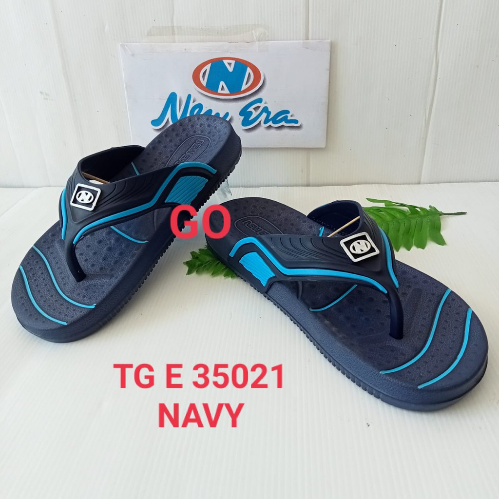 gof NEW ERA TG 35021 Sandal Japit Karet Anak Laki-Laki Sendal Pria Anti Slip Original