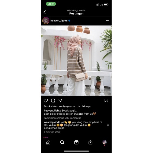 stripes cotton  sweater heaven lights