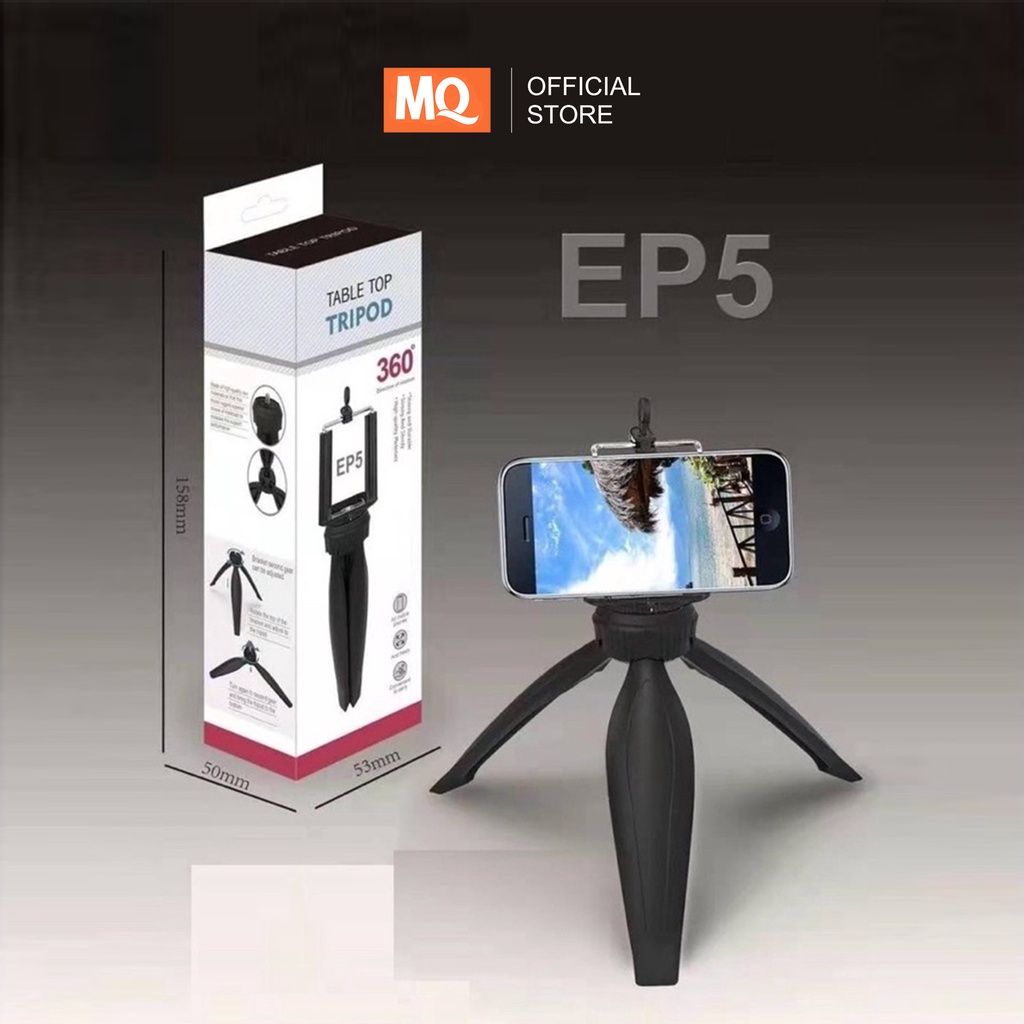 MQ Tripod Support Mini  Phone Extendable With Holder U Penyangga HP Smartphone