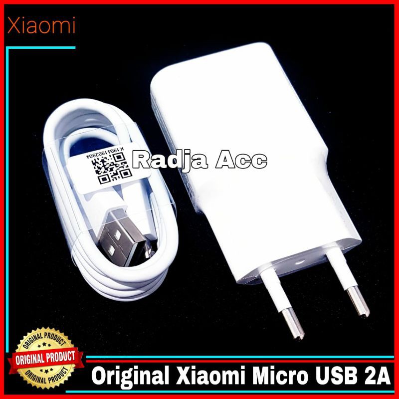 Charger Casan Xiaomi Original 100% Micro USB 2A 10watt