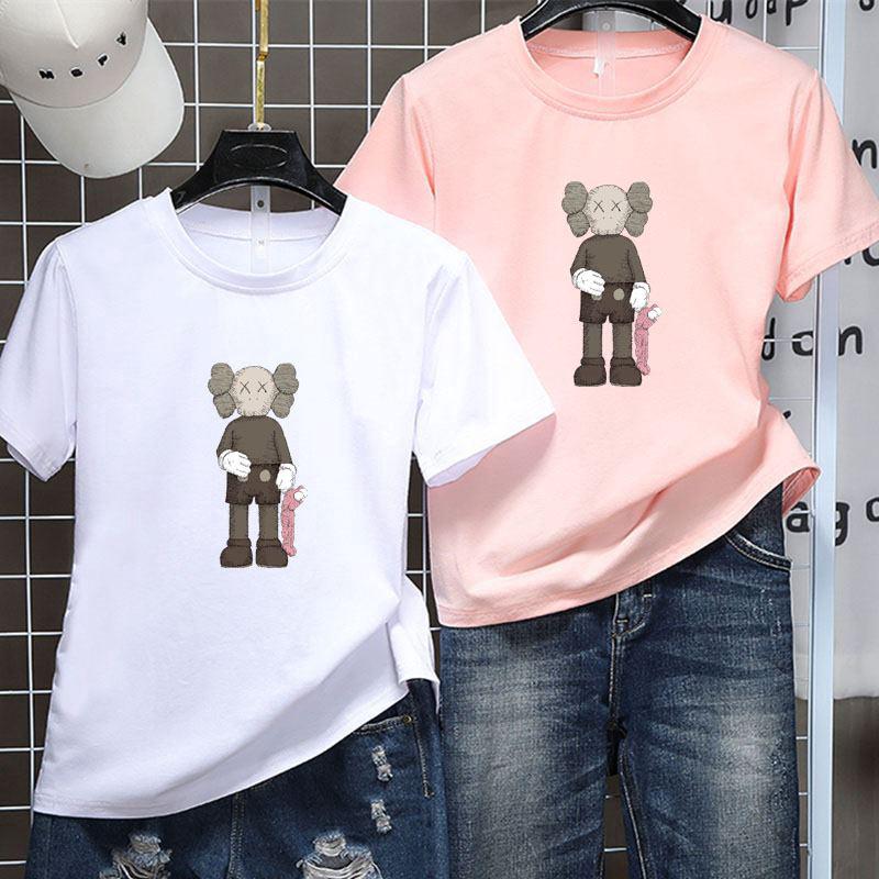  Kaos  T Shirt Model Lengan Pendek Print Huruf KAWS Uniqlo  