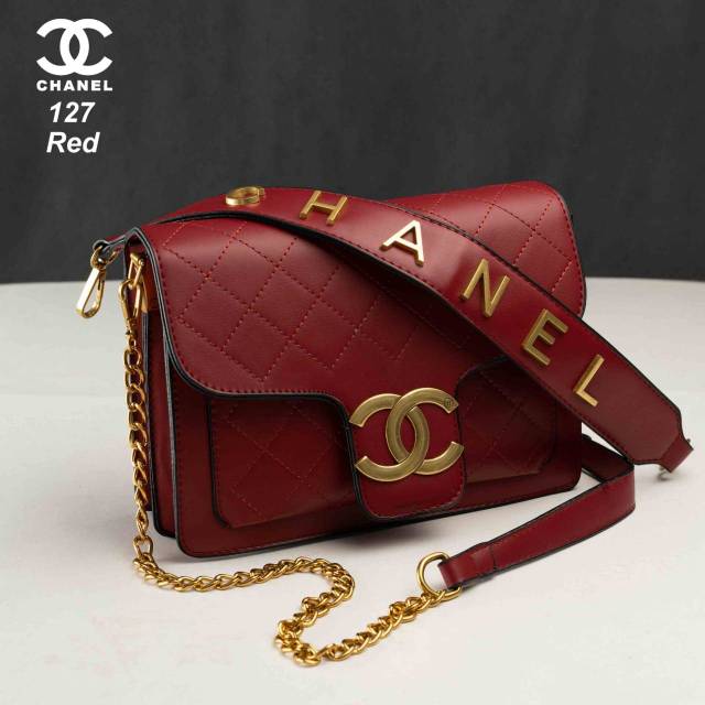 CHANEL FLAP SMALL 128 SEMI PREMIUM / TAS SELEMPANG WANITA