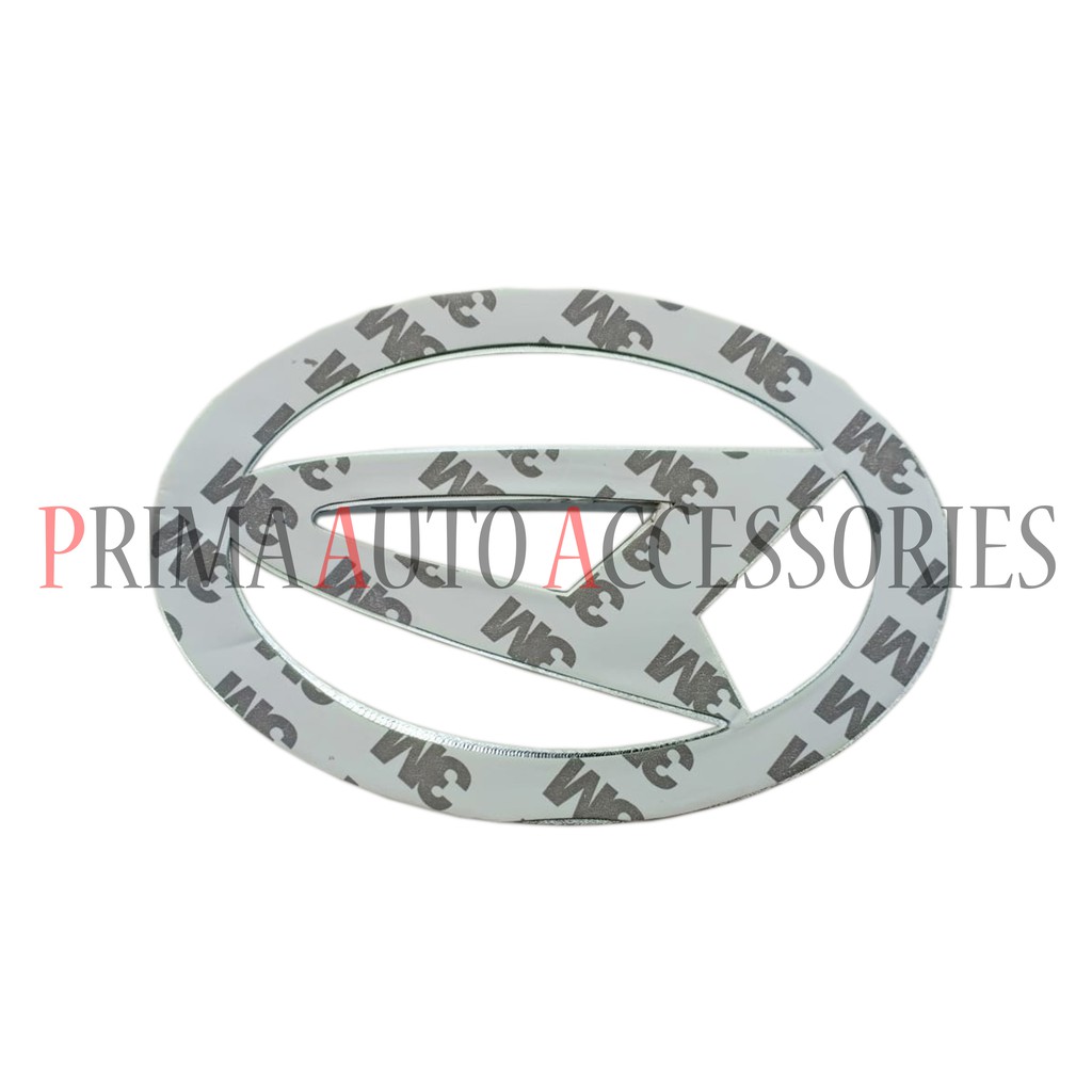 Emblem Logo Mobil DAIHATSU CHROME 13 cm Xenia 2012 - 2022 Belakang