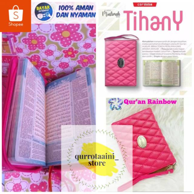Al Qur'an Rainbow Cordoba Tihany Pink- A6