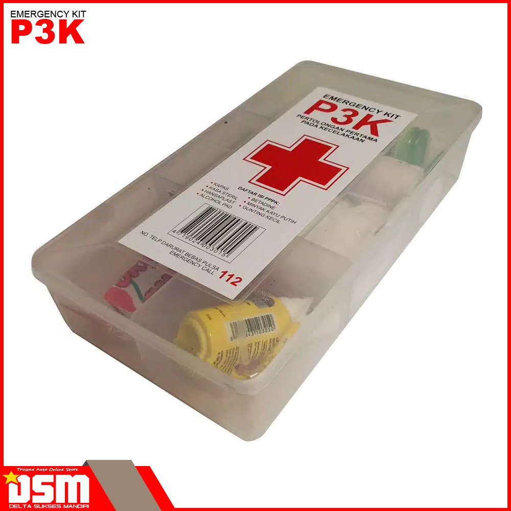 Paket P3K Mobil / First Aid / Emergency Kit / P3K Mobil / Aksesoris Mobil / DSM