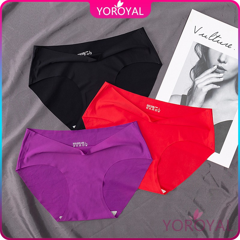  Celana Dalam Seamless Wanita Premium Quality Seamless Halus Tanpa Jahitan CD Underwear yoroyal-7