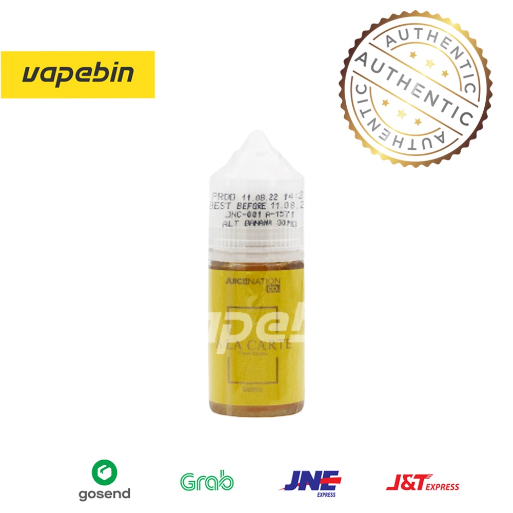 LIQUID ALA CARTE CREAM BANANA SALTNIC - A LA CARTE SALT NIC - 30ML