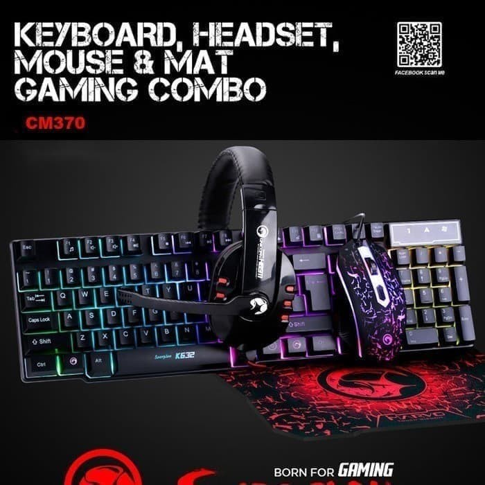 MARVO CM370 Gaming Starter Kit 4 in 1 KEYBOARD