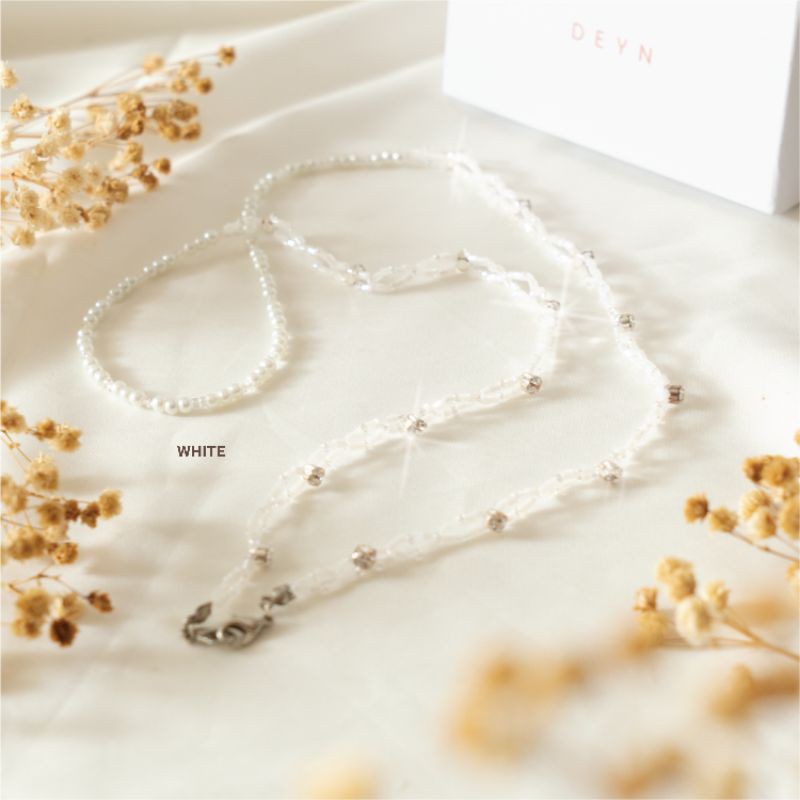 Deyn Scarf - Crystal Mask Chain
