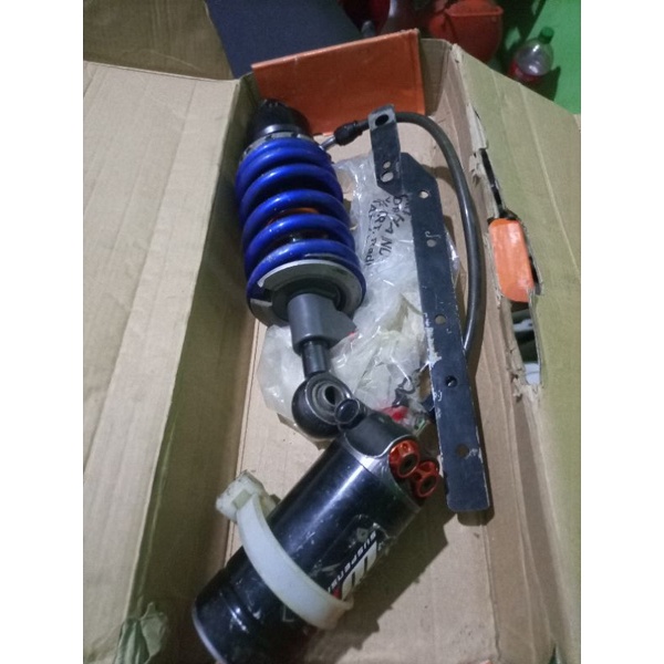 Monoshock tabung pisah WP ninja RR satria 2 tak ukuran 255 mm second
