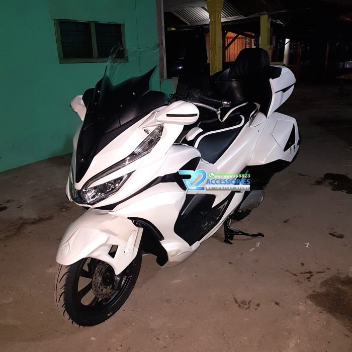 Jual Modifikasi PCX NEW Topbox PUTIH GOLDWING - Putih | Shopee Indonesia