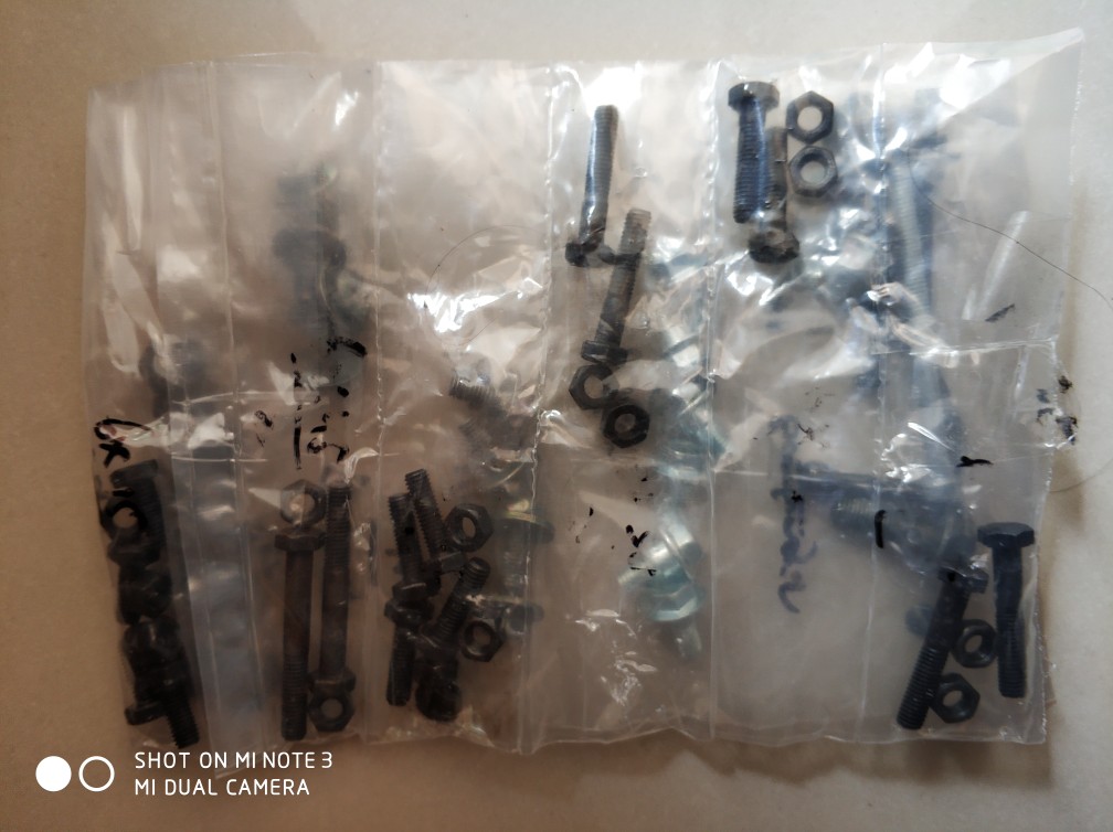 Baut Mur M6x30 Baja 8.8