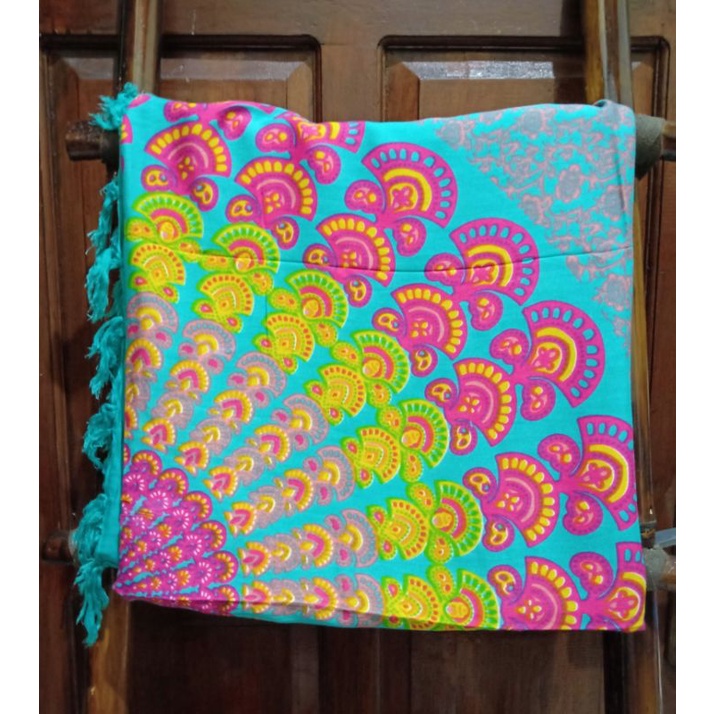 SARUNG PANTAI#SARUNG BALI OLEH OLEH BALI#SARUNG PANTAI BALI#-Merak turkis pink