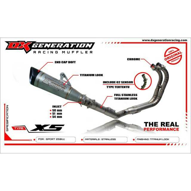 Dx Generation Racing X5 Series Fullsystem Cbr 250 Rr