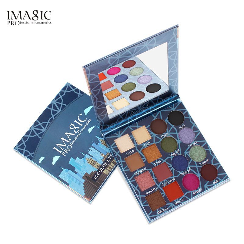 (READY &amp; ORI) IMAGIC 16 Color Gold Eyeshadow Palette EY318 EY322